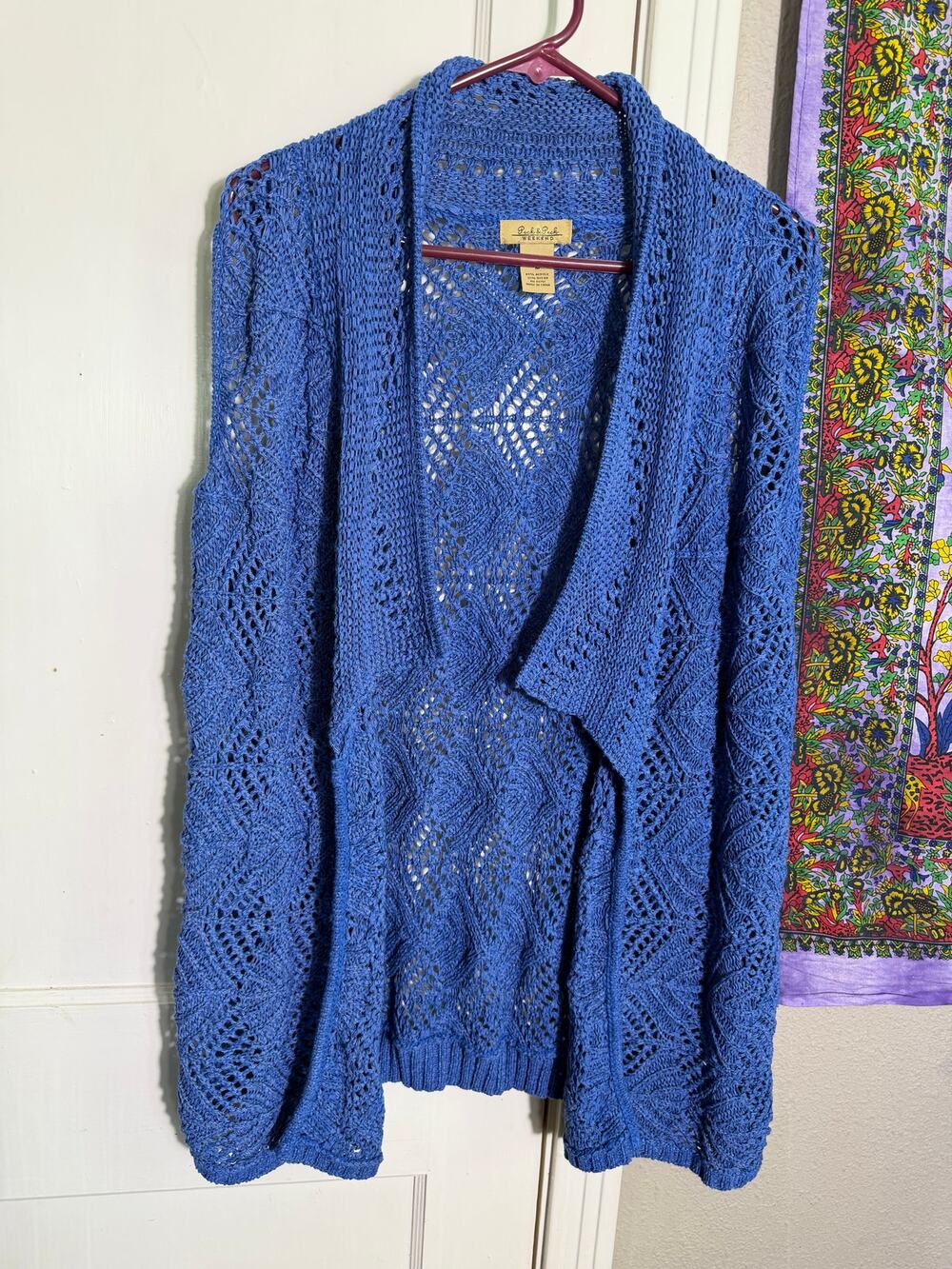 Peck & Peck Knit Cardigan Vest - Size Medium